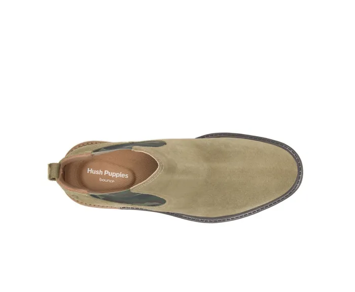 Boots Men Hush Puppies Davis Chelsea Boot Olive Suede Boots Men Hush Puppies Davis Chelsea Boot Olive Suede