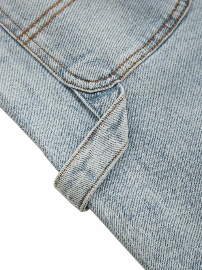 Bottoms GUESS Women GUESS Originals Kit Acid Washed Carpenter Jeans Go Jackie Acid Wash