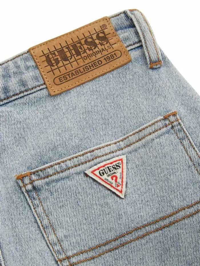 Bottoms GUESS Women GUESS Originals Kit Acid Washed Carpenter Jeans Go Jackie Acid Wash