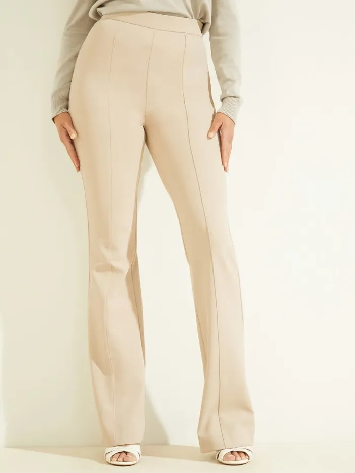 Bottoms Women GUESS Chloe Flared Pant Pasadena Stone