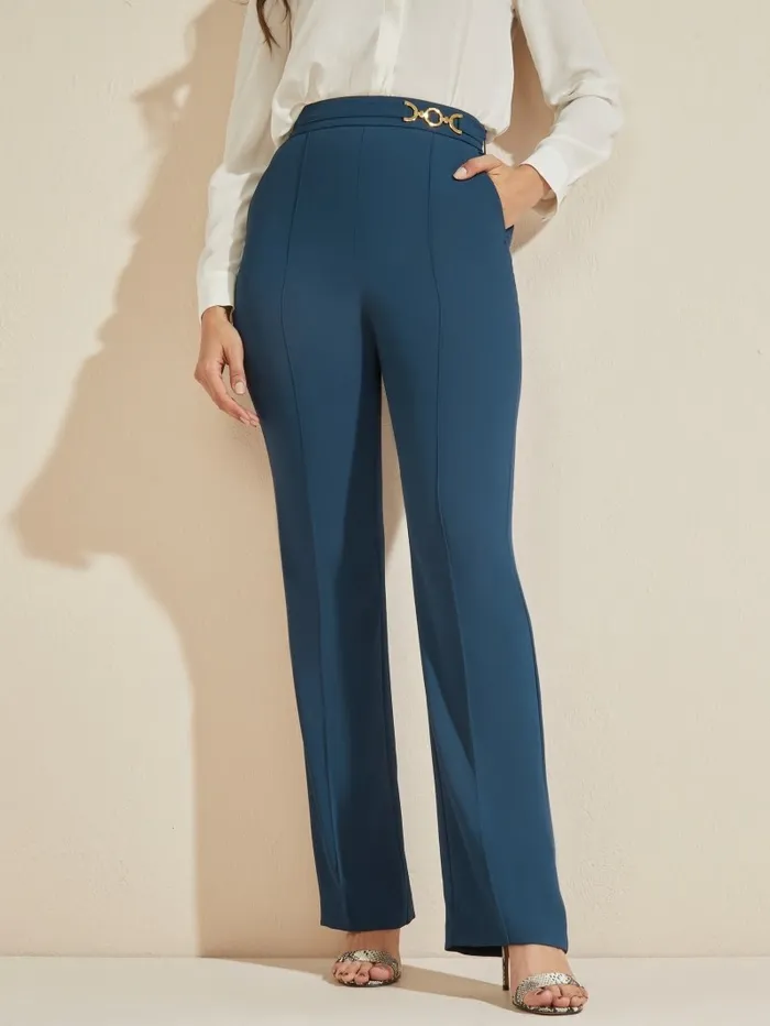 Bottoms Women GUESS Maryam Pant Secret Blue