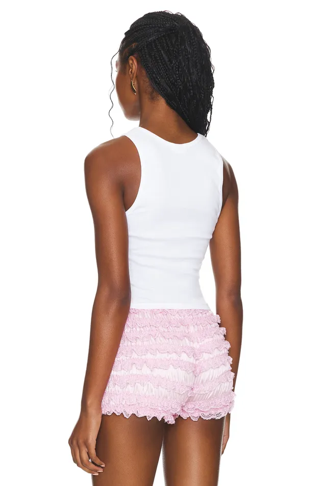 Bow Tank White Women Lovers and Friends Tops Bow Tank White Women Lovers and Friends Tops
