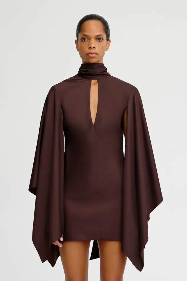 Bridesmaids Significant Other Women ADRIANA LONG SLEEVE MINI DRESS
