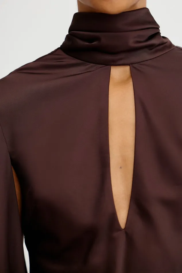 Bridesmaids Significant Other Women ADRIANA LONG SLEEVE MINI DRESS