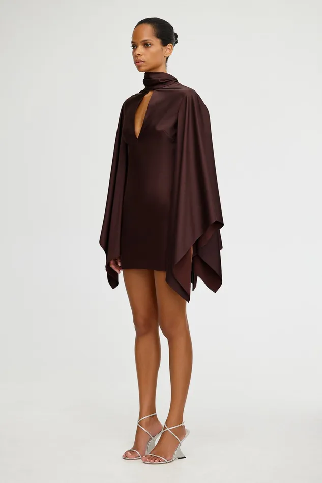 Bridesmaids Significant Other Women ADRIANA LONG SLEEVE MINI DRESS