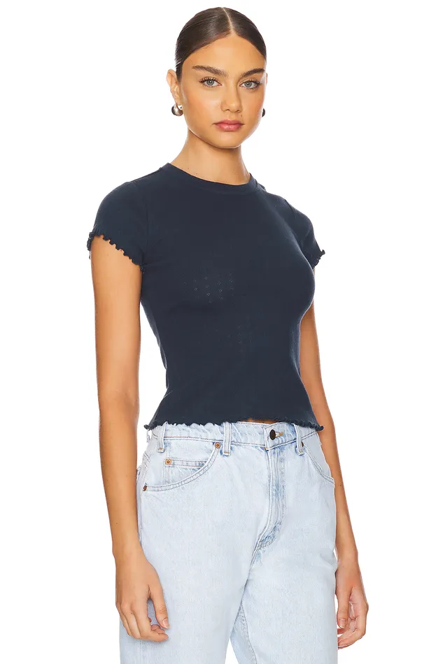 Brooks Tee Midnight Blue Women Lovers and Friends Tops