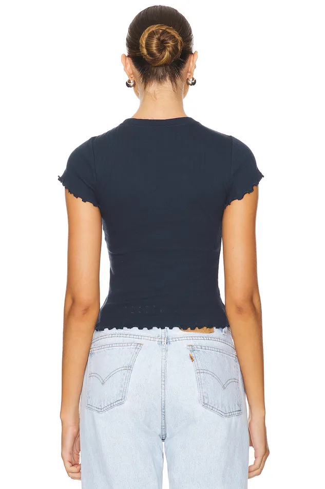 Brooks Tee Midnight Blue Women Lovers and Friends Tops