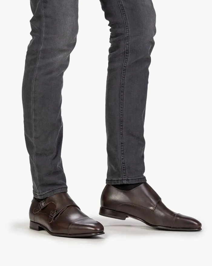 Buckle Shoes Men Floris Van Bommel Gilli 0401 Calf Leather