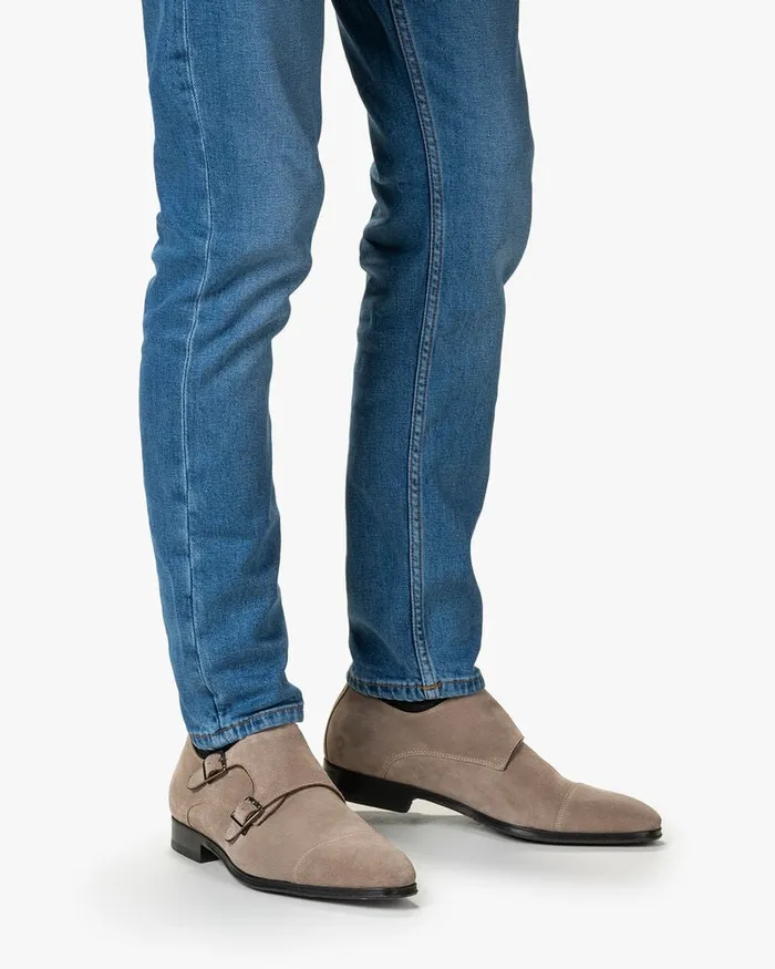 Buckle Shoes Men Floris Van Bommel Raffa 0105 Suede