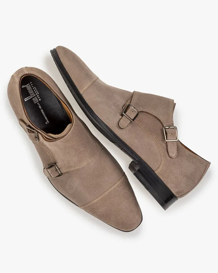 Buckle Shoes Men Floris Van Bommel Raffa 0105 Suede