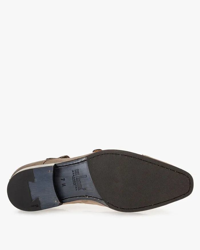 Buckle Shoes Men Floris Van Bommel Raffa 0105 Suede