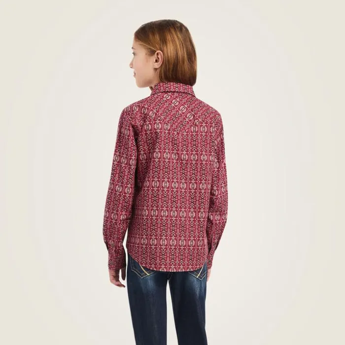 Button Down Shirts Kids Ariat REAL Alma Shirt Alma Print