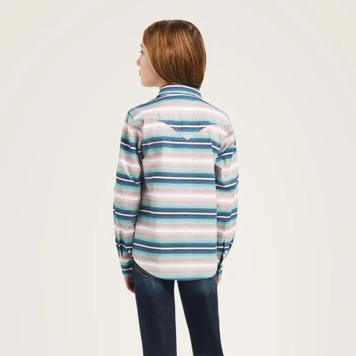 Button Down Shirts Kids Ariat REAL Downstream Shirt Downstream Serape