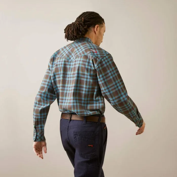 Button Down Shirts Men Ariat FR Cassidy Retro Fit Snap Work Shirt Coffee Bean Button Down Shirts Men Ariat FR Cassidy Retro Fit Snap Work Shirt Coffee Bean