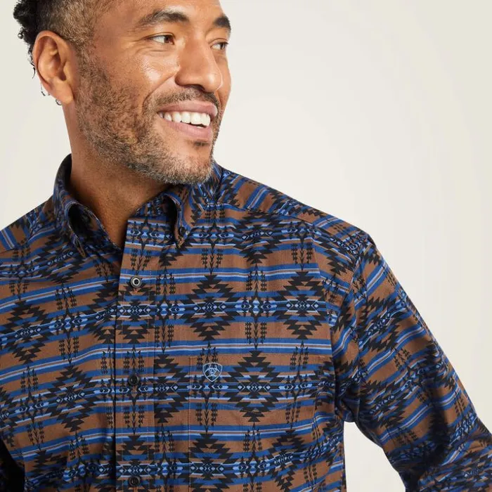 Button Down Shirts Men Ariat Giannis Classic Fit Shirt Carafe