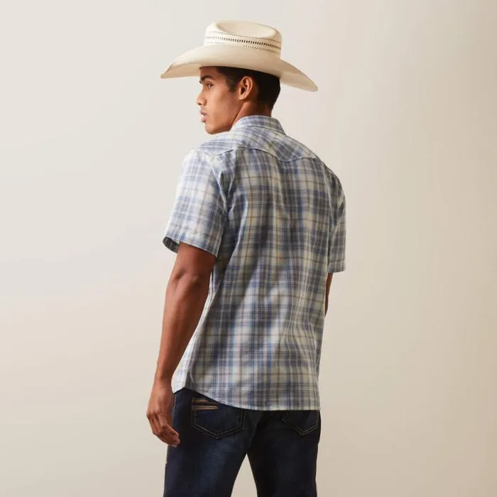 Button Down Shirts Men Ariat Halterman Retro Fit Shirt White Asparagus Button Down Shirts Men Ariat Halterman Retro Fit Shirt White Asparagus