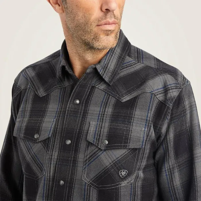 Button Down Shirts Men Ariat Herrold Retro Fit Shirt Black Button Down Shirts Men Ariat Herrold Retro Fit Shirt Black
