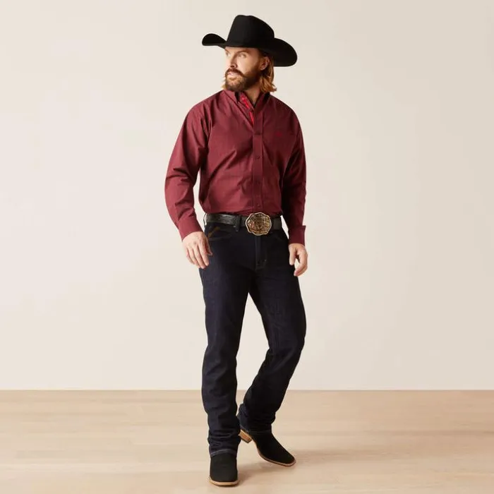Button Down Shirts Men Ariat Pro Series Neal Classic Fit Shirt Tibetan Red Button Down Shirts Men Ariat Pro Series Neal Classic Fit Shirt Tibetan Red