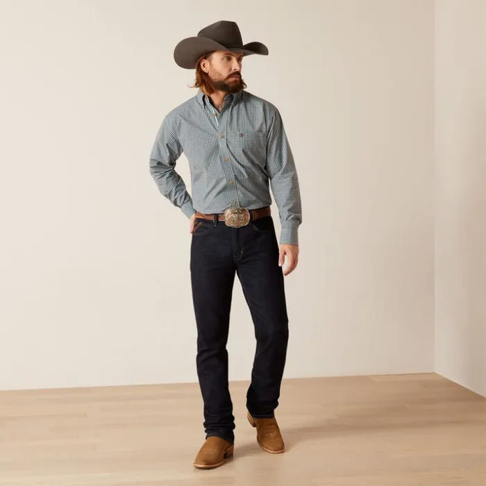 Button Down Shirts Men Ariat Pro Series Nestor Classic Fit Shirt Angel Blue Button Down Shirts Men Ariat Pro Series Nestor Classic Fit Shirt Angel Blue