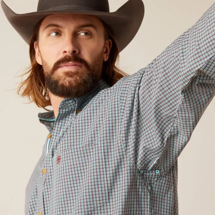Button Down Shirts Men Ariat Pro Series Nestor Classic Fit Shirt Angel Blue Button Down Shirts Men Ariat Pro Series Nestor Classic Fit Shirt Angel Blue
