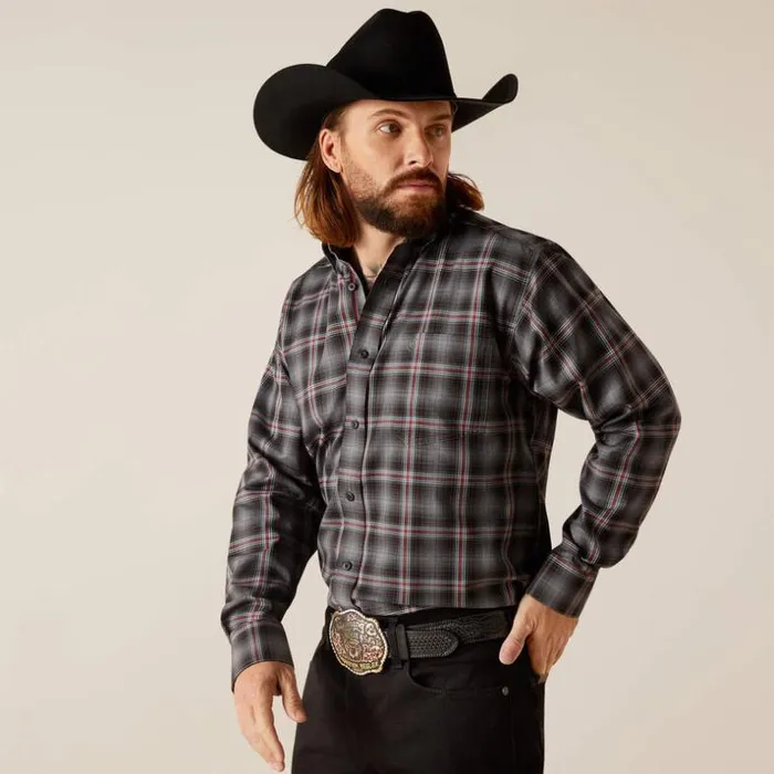 Button Down Shirts Men Ariat Pro Series Newton Classic Fit Shirt Quiet Shade