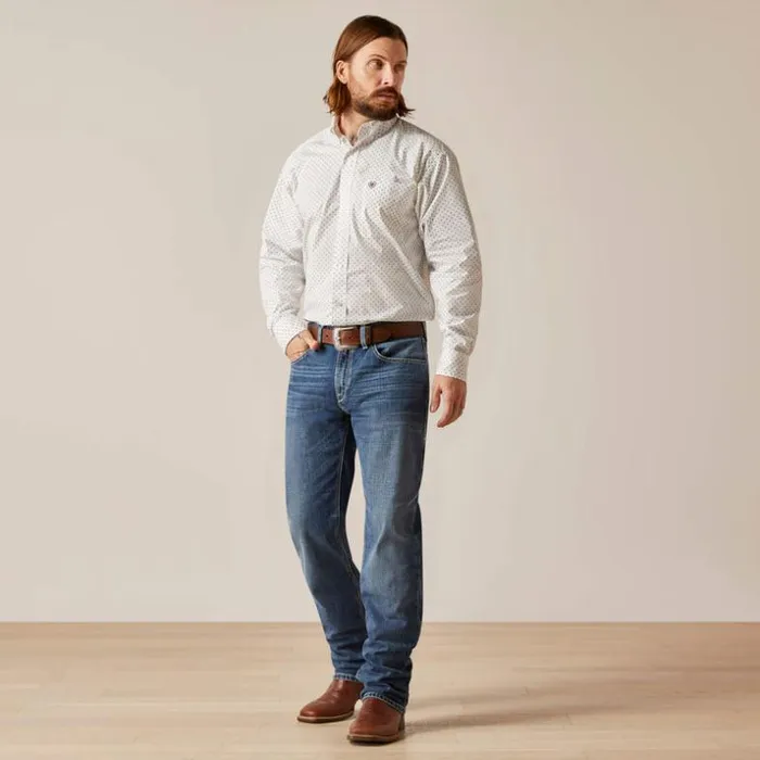 Button Down Shirts Men Ariat Saul Classic Fit Shirt White Button Down Shirts Men Ariat Saul Classic Fit Shirt White