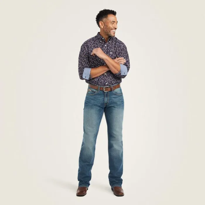 Button Down Shirts Men Ariat Wrinkle Free Elliott Classic Fit Shirt Black Button Down Shirts Men Ariat Wrinkle Free Elliott Classic Fit Shirt Black
