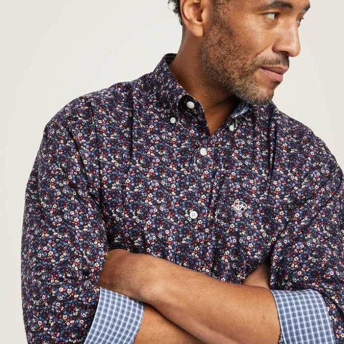 Button Down Shirts Men Ariat Wrinkle Free Elliott Classic Fit Shirt Black Button Down Shirts Men Ariat Wrinkle Free Elliott Classic Fit Shirt Black
