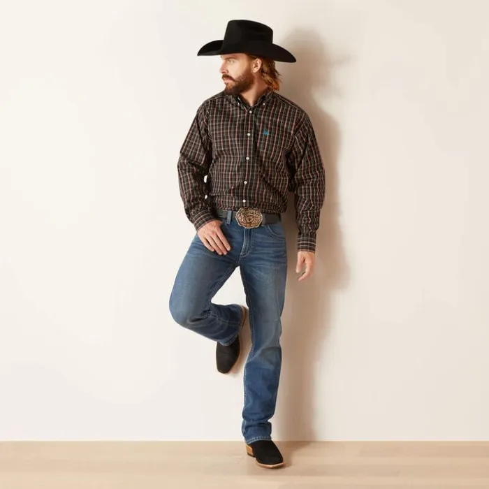 Button Down Shirts Men Ariat Wrinkle Free Gaven Classic Fit Shirt Black Button Down Shirts Men Ariat Wrinkle Free Gaven Classic Fit Shirt Black