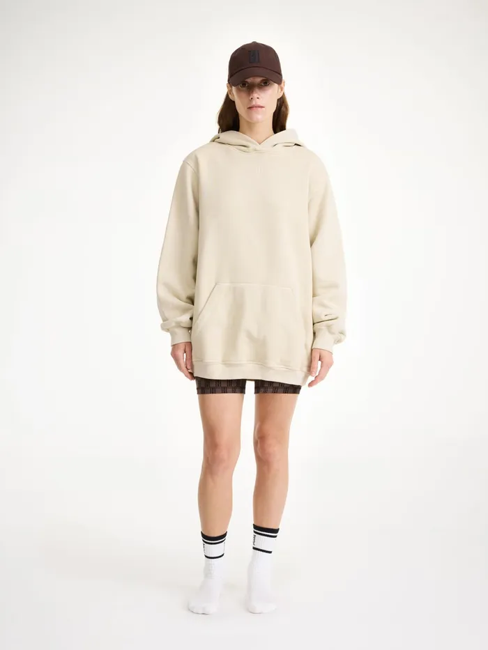By Malene Birger Athleisure Wear Women Felipa Organic Cotton Hoodie Oyster Gray By Malene Birger Athleisure Wear Women Felipa Organic Cotton Hoodie Oyster Gray
