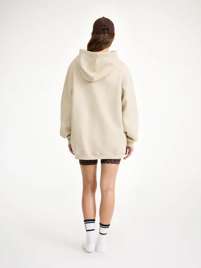 By Malene Birger Athleisure Wear Women Felipa Organic Cotton Hoodie Oyster Gray