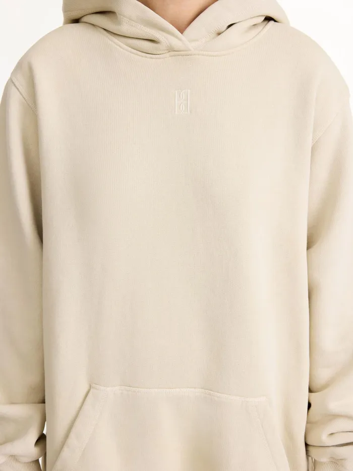 By Malene Birger Athleisure Wear Women Felipa Organic Cotton Hoodie Oyster Gray