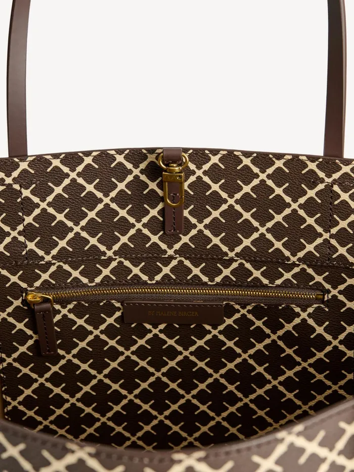 By Malene Birger Bags Women Abi Printed Tote Bag Warm Brown