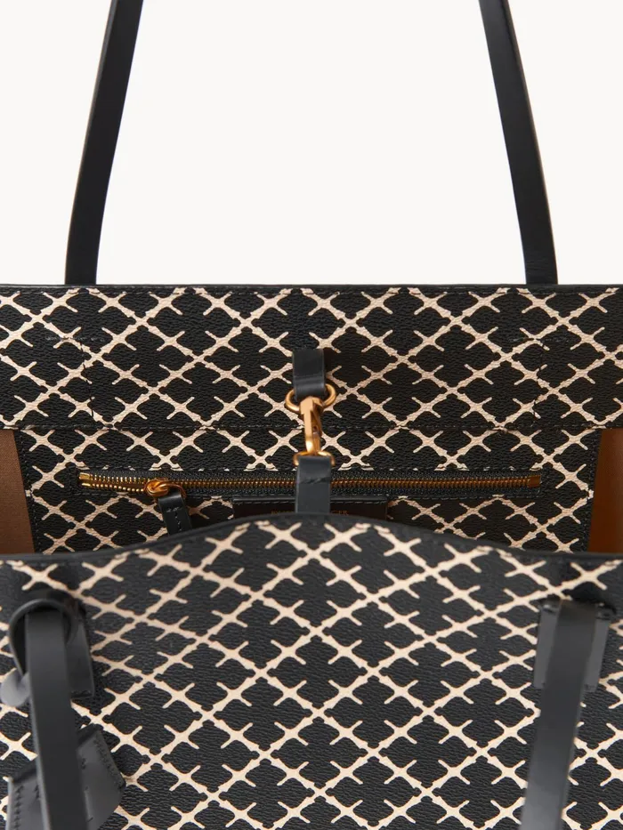 By Malene Birger Bags Women Abigail Printed Tote Bag Black