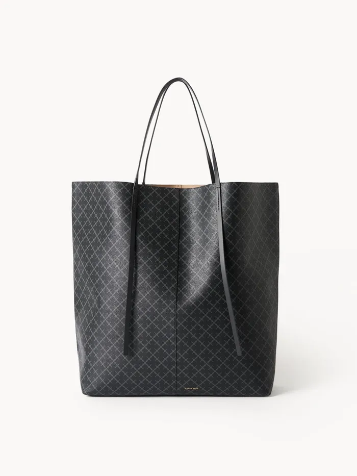 By Malene Birger Bags Women Abrille Printed Tote Bag Charcoal