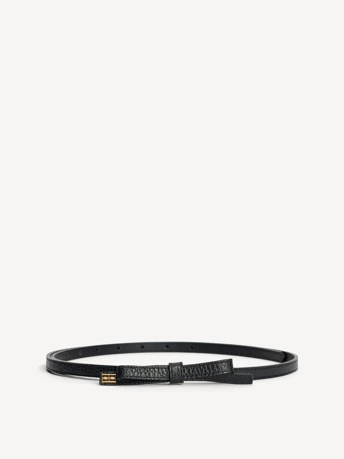 By Malene Birger Belts Women Booma Leather Belt Black