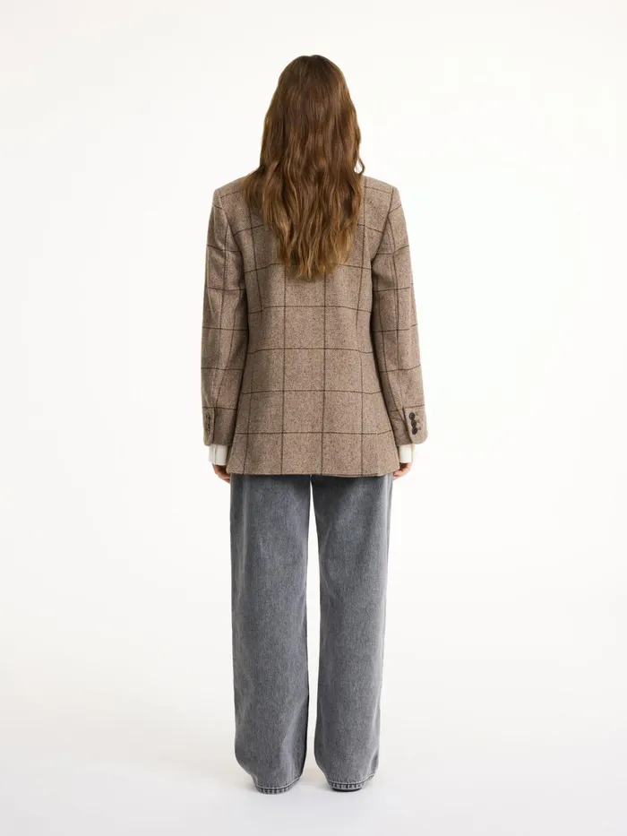 By Malene Birger Blazers Women Railey DoubleBreasted Blazer Autumn Check