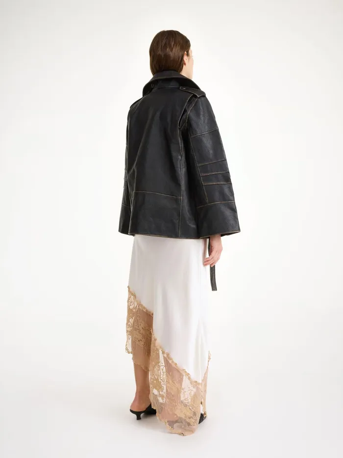 By Malene Birger Coats and Jackets Women Beatrisse Leather Jacket Black