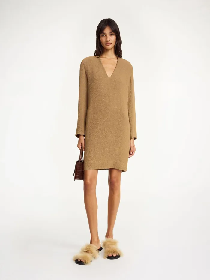 By Malene Birger Dresses Women Ellinas Mini Dress Light Brown