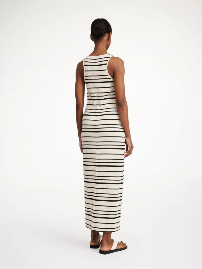 By Malene Birger Dresses Women Lovelo Maxi Dress Black Stripe