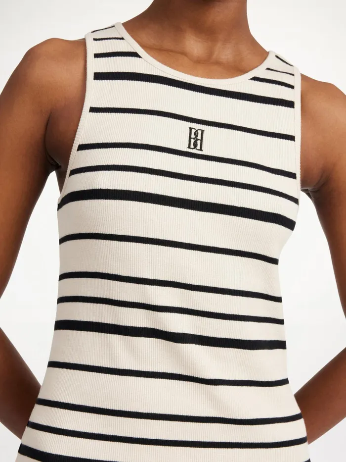 By Malene Birger Dresses Women Lovelo Maxi Dress Black Stripe