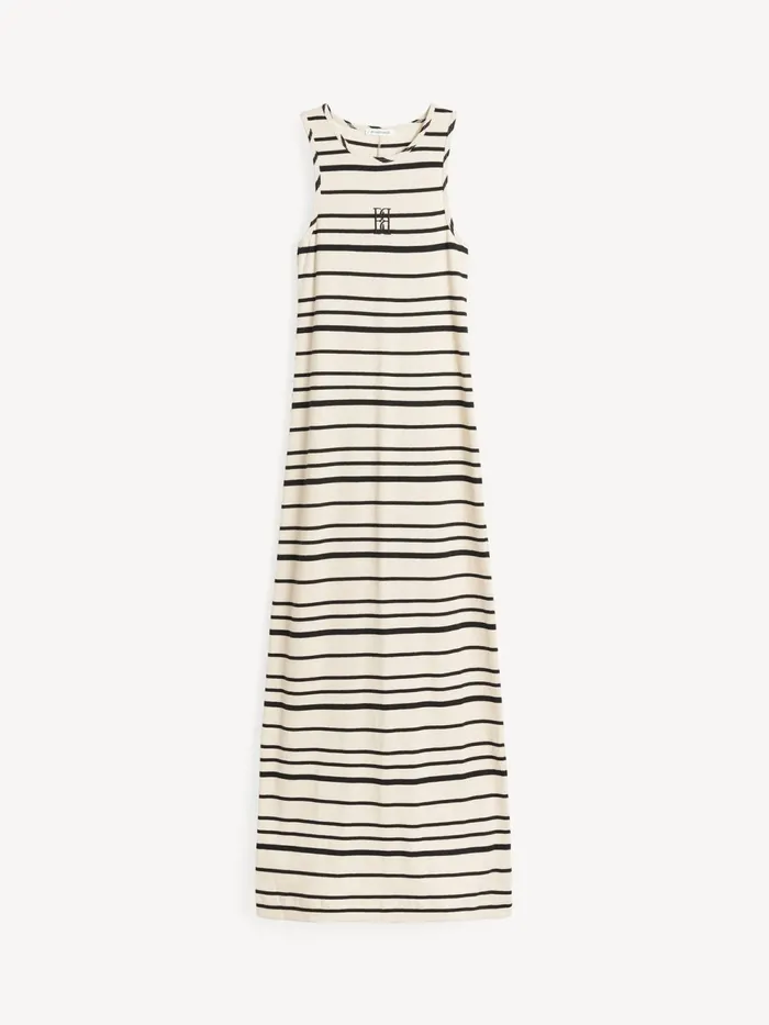 By Malene Birger Dresses Women Lovelo Maxi Dress Black Stripe