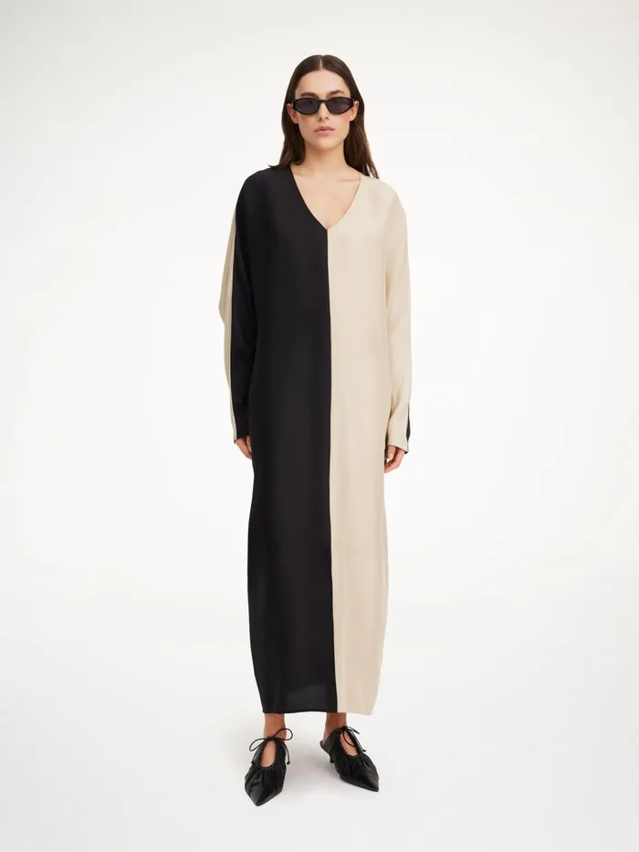 By Malene Birger Dresses Women Lucine Silk Maxi Dress Black