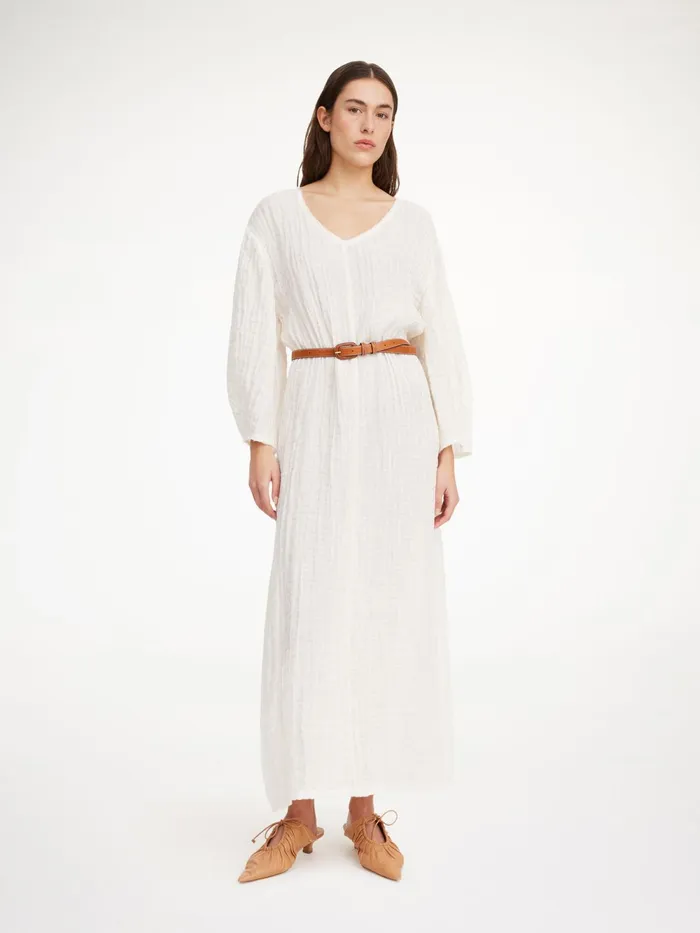 By Malene Birger Dresses Women Miolla Organic Linen Dress Pure White