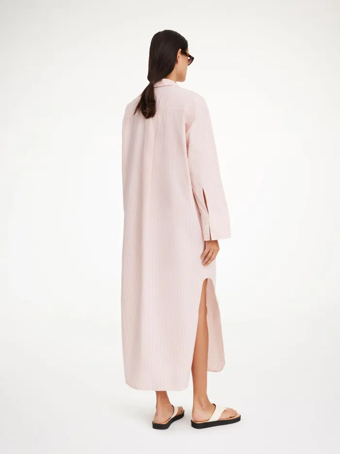 By Malene Birger Dresses Women Perros Organic Cotton Dress Skinny Stripe Diva