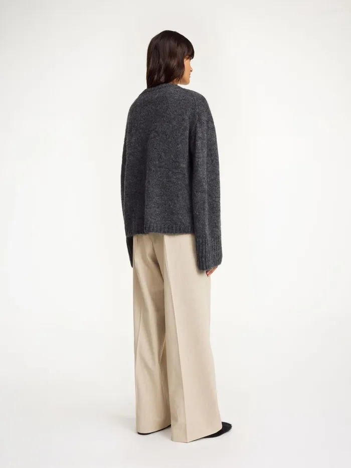 By Malene Birger Knitwear Women Cierra Sweater Grey Melange