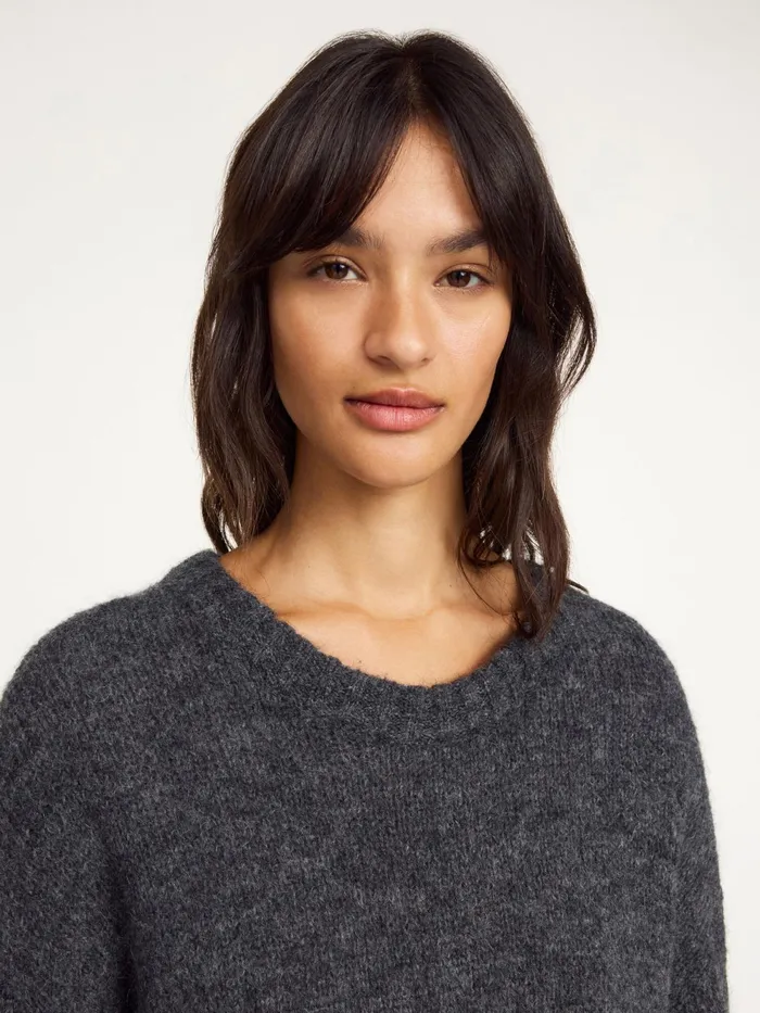 By Malene Birger Knitwear Women Cierra Sweater Grey Melange