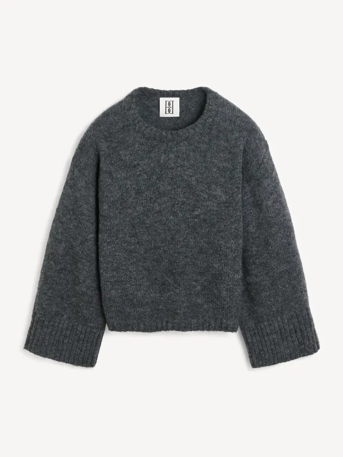 By Malene Birger Knitwear Women Cierra Sweater Grey Melange