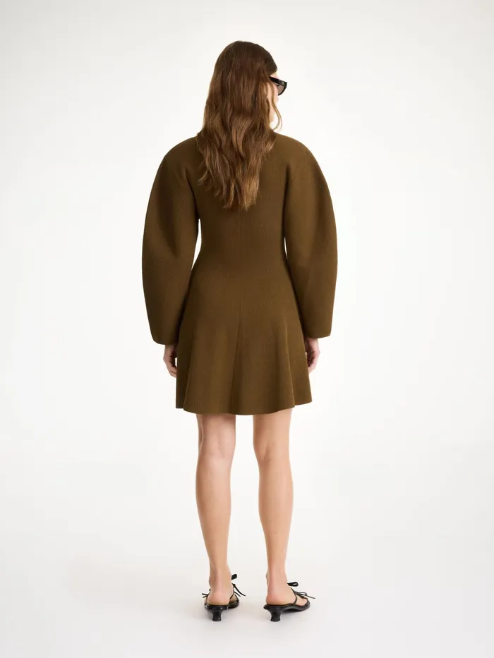 By Malene Birger Knitwear Women Francesa Mini Dress Shitake