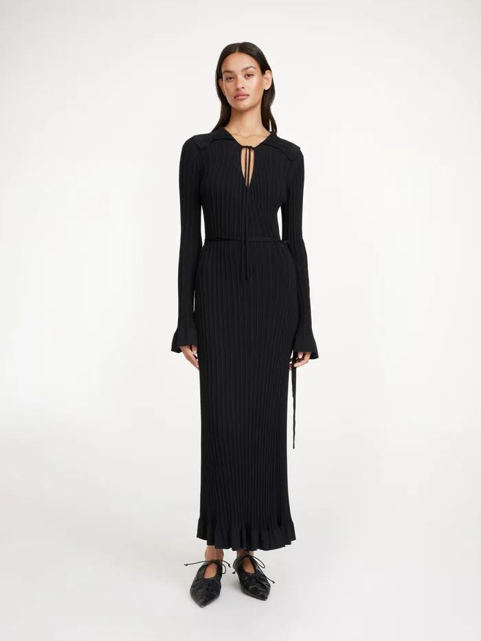 By Malene Birger Knitwear Women Gianina Maxi Dress Black